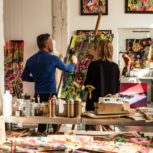 Ein personalisiertes Kunstwerk als Geschenkidee für den Muttertag: eine originelle Wahl